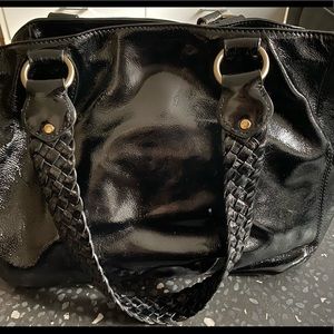 Michael Kors Black Patent Leather Bag
